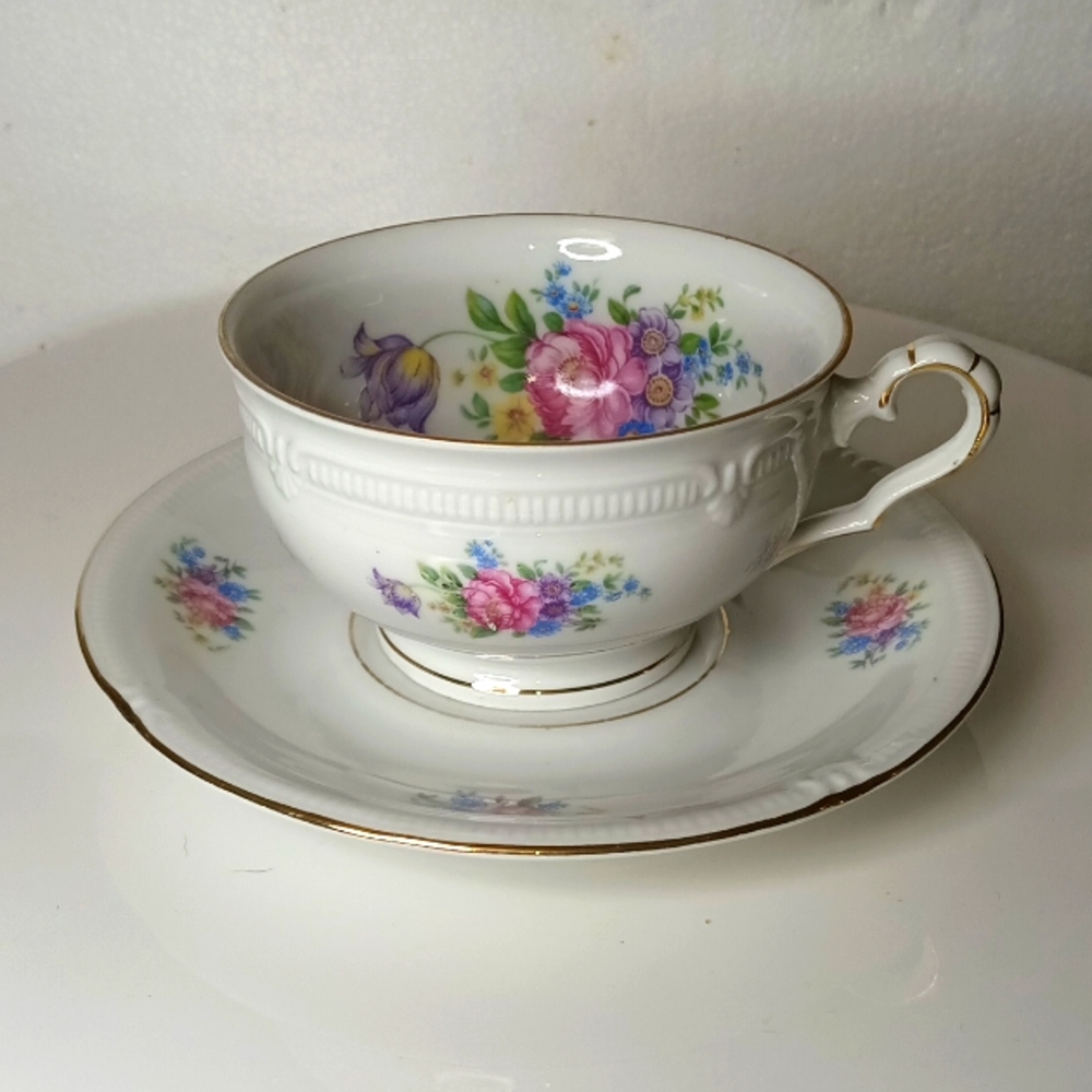 Royal Heidelberg cup and saucer.